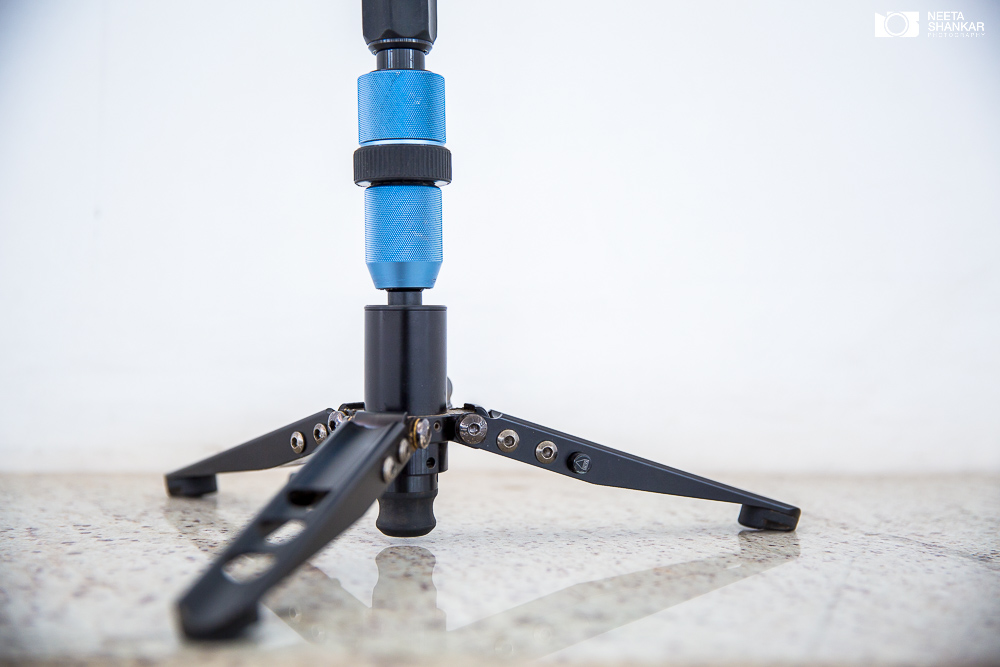 Detachable Spider Feet on the Sirui P204S Video Monopod