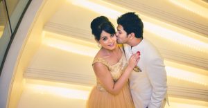 Neeta-Shankar-Candid-Engagement-Photography-Ritz-Carlton-Bangalore-India-Top-Angle-Shot
